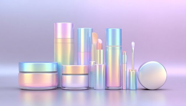 COMPOSIZIONE DI PRODOTTI COSMETICI CON FINITURA IRIDESCENTE