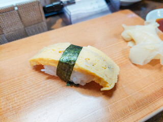 Freshly made seafood sushi 7