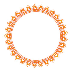 Durga Puja Sale. heart circle frame. Durga Puja, Border design