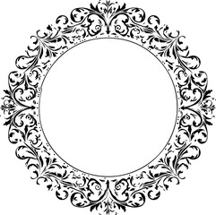 "Vintage Floral Elegance Frame"