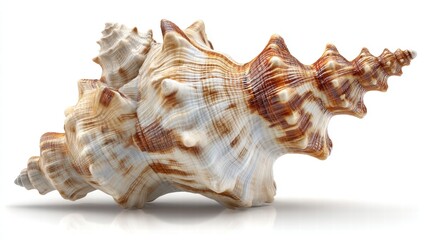 Fototapeta premium Shell collecting adventure on the beach nature photography coastal environment close-up view