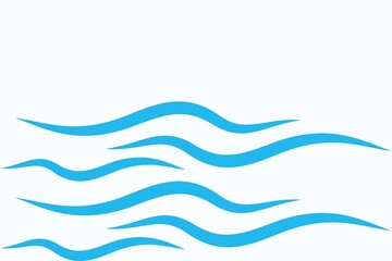 Water waves, sea, ocean, splash, curve river, abstract blue background