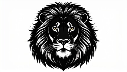 Obraz premium Macro Animal Head & Shell Silhouette Vector Collection