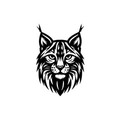 Fototapeta premium Majestic Lynx Head Vector Illustration.