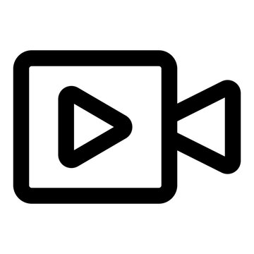 Video Camera Eye Surveillance Icon