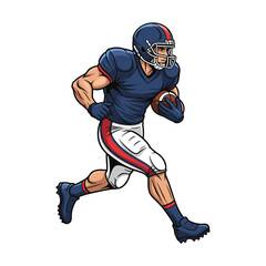 Professional American soccer athletes in action