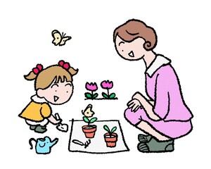 親子で楽しむガーデニング