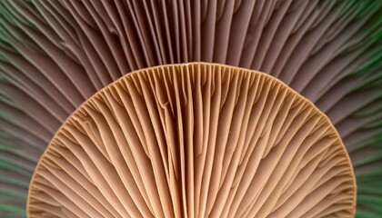 Close-up of mushroom gills (1)