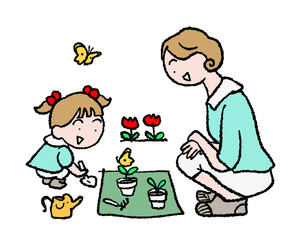 親子で楽しむガーデニング