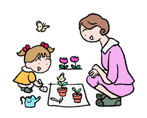 親子で楽しむガーデニング