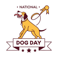 Celebrating National Dog Day with Award Winning Pets and Festive Ribbons for the Beloved Canine Companions