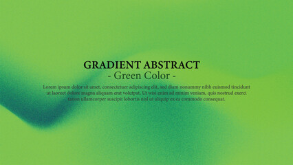 green abstract grainy gradient color background, illustration of green radial grain gradient background and wallpapers