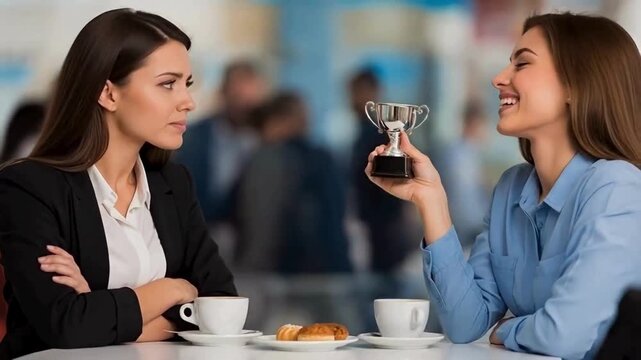 Envious and jealous person