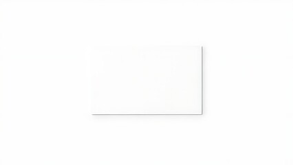 A minimalist business card design on a clean white background, showcasing simplicity and professionalism.