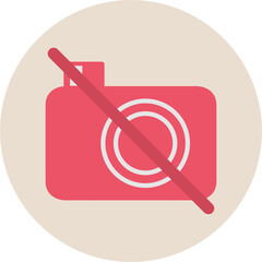 카메라 금지 아이콘