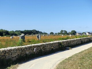 Carnac, August 2025: Visit  the world's largest megalithic complex - View of the alignments of...