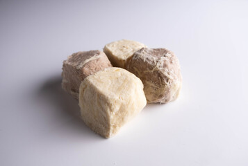 Floss halva on white background