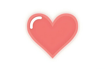 Heart Icon Illustration for Love and Romance