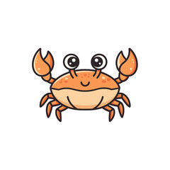 Cute Crab Cartoon Very Cool