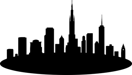 Fototapeta premium Toronto City Skyline Silhouette