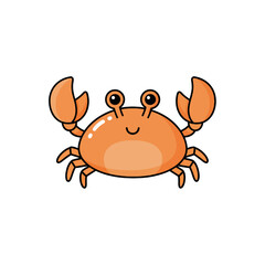 Cute Crab Cartoon Very Cool