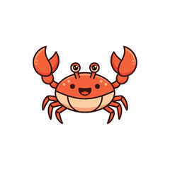 Cute Crab Cartoon Very Cool