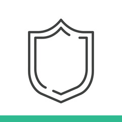 Protection icon. Thin line icon vector