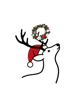 Christmas design vector illustrations for T-shirt, bag,greeting card, party invitation card