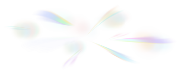 Set of rainbow light flares, reflection effect, falling confetti. Light rainbow lights with transparent effect, sparkling prism, stripe overlay, rainbow crystal, vector, png.	
