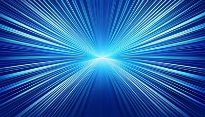 blue radial radiant banner background glowing starburst