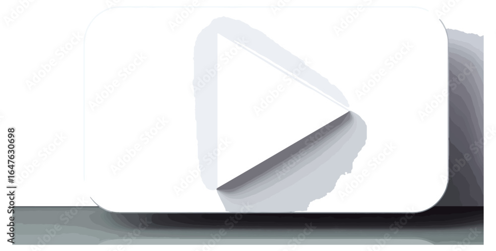 Poster play icon abstract design for digital media and web interface