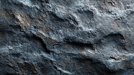 Close-up view of a textured stone surface.