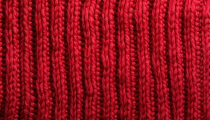 Fototapeta premium seamless red knitted fabric texture background