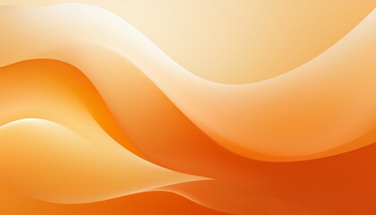 gradient background in orange and white colors elegant display wallpaper with soft waves