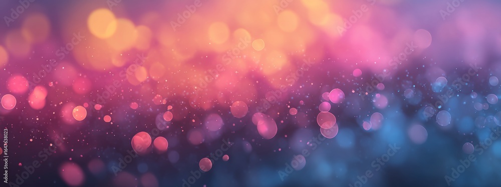 Poster dreamy blurred bokeh background with soft lighting for creative projects and design use