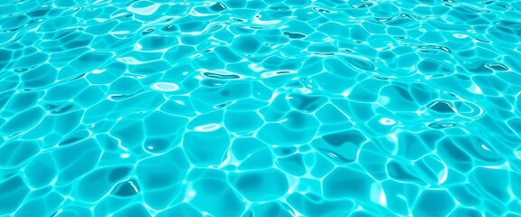 Obraz premium Abstract turquoise rippled water texture, perfect for summer designs, backgrounds, photography