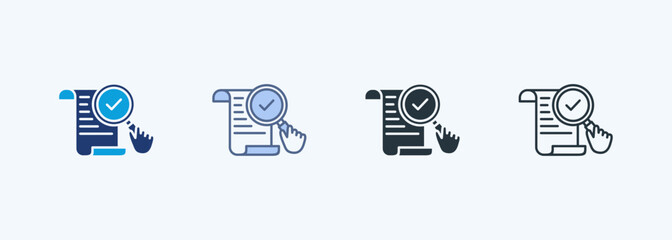Data Audit Multiple Style Icon Collection