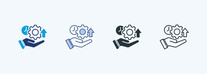 Productivity Multiple Style Icon Collection