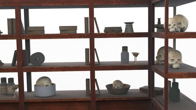 antiquities department shelf