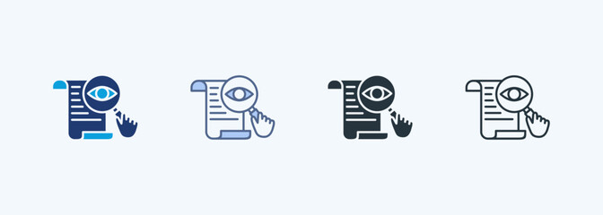 Audit Multiple Style Icon Collection