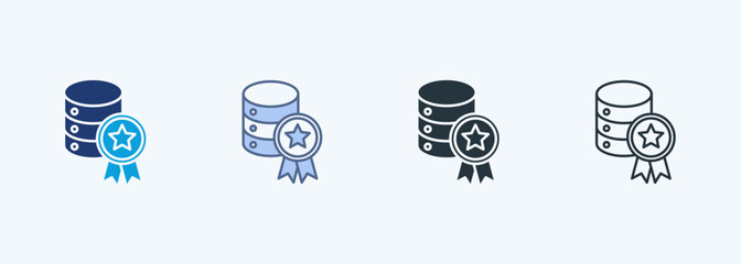 Data Quality Multiple Style Icon Collection