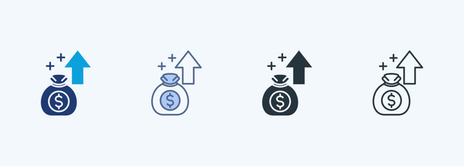 Profit Multiple Style Icon Collection