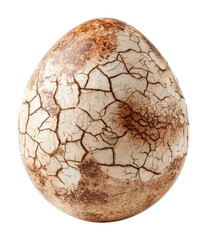 Cracked egg discovery nature life isolated on transparent background