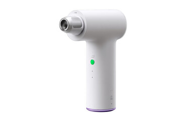 Fototapeta premium A white device with a green light on it
