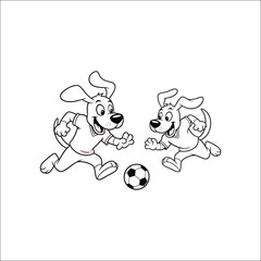 Dynamic football player in action isolated on white background isolated on transparent background