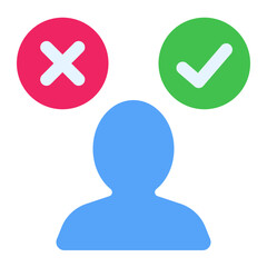 Person Making Decision Icon