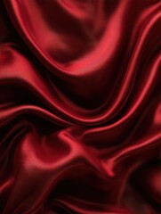 Obraz premium red satin fabric background