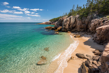 experience beauty of summer landscapes across all  states in usa where sun casts its warmth on breathtaking ocean