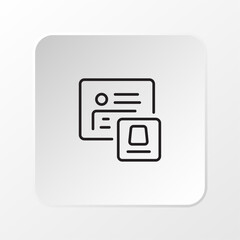 Online Quiz Icon, Flat Multiple Choice Sheet Vector