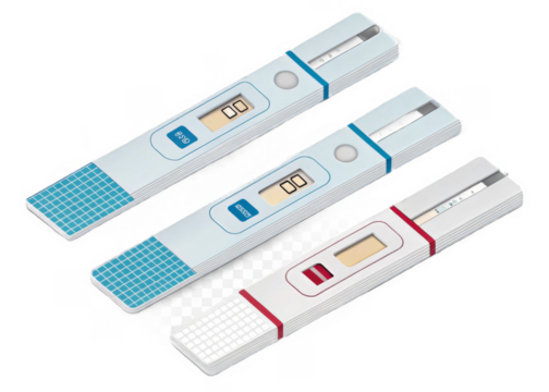  diabetes-test-strips on a isolated transparent background	